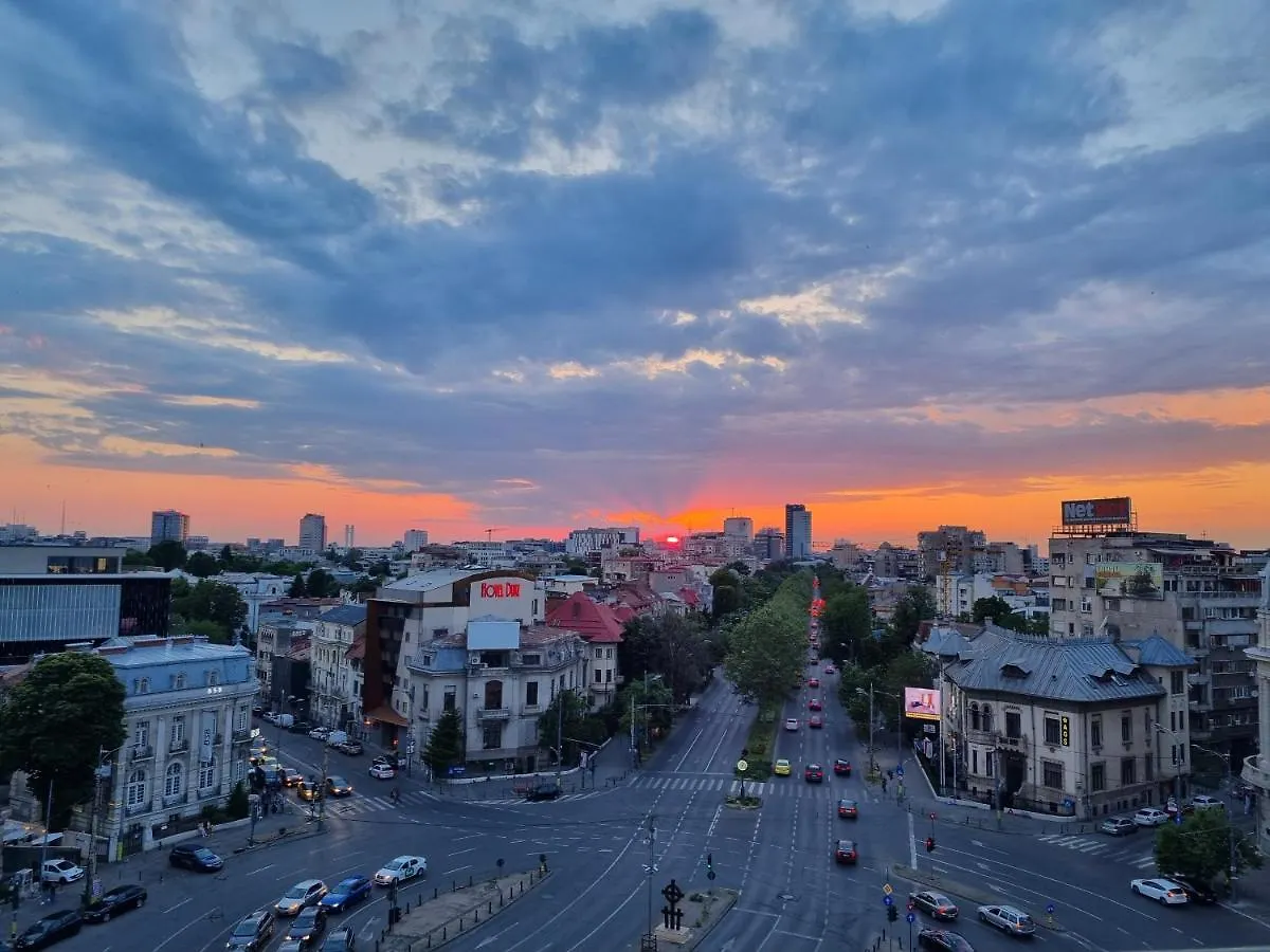 Golden Studio- Panoramic View With Terrace Bucharest Romania