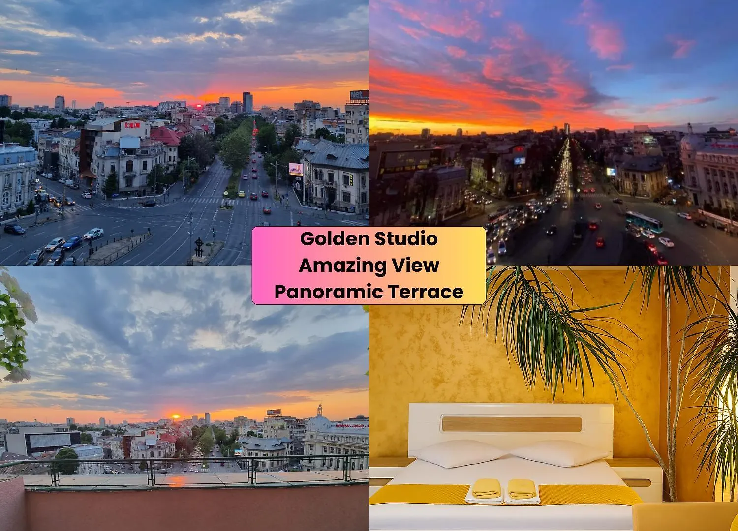 Golden Studio- Panoramic View With Terrace location